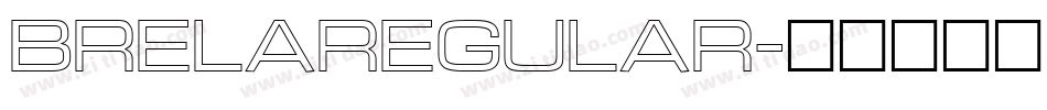 brelaregular字体转换