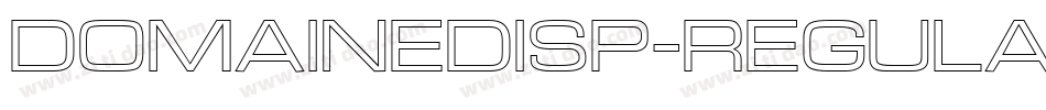 domainedisp-regular字体转换