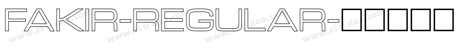 fakir-regular字体转换