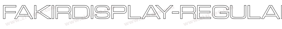 fakirdisplay-regular字体转换