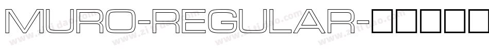 muro-regular字体转换