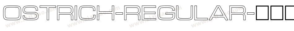 ostrich-regular字体转换