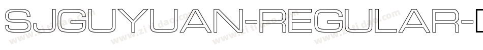 sjguyuan-regular字体转换