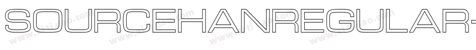 sourcehanregular字体转换