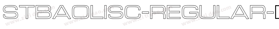 stbaolisc-regular字体转换
