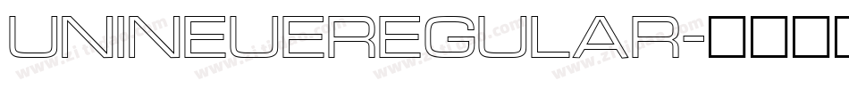 unineueregular字体转换