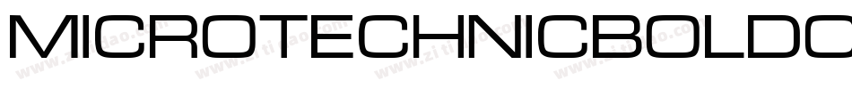 MicroTechnicBoldOutline字体转换