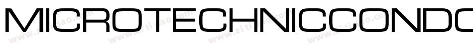 MicroTechnicCondOutline字体转换