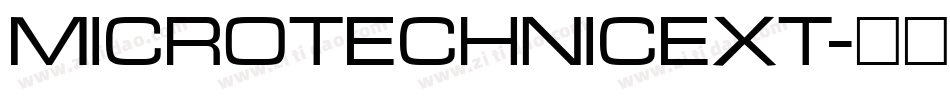 MicroTechnicExt字体转换