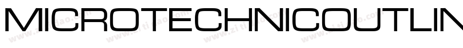 MicroTechnicOutline字体转换