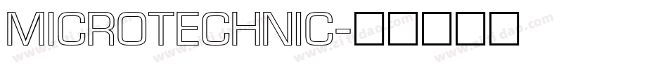 MicroTechnic字体转换