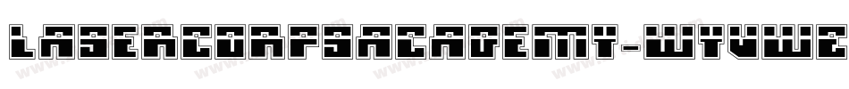 LaserCorpsAcademy-WyVwE字体转换