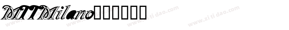 MTTMilano字体转换