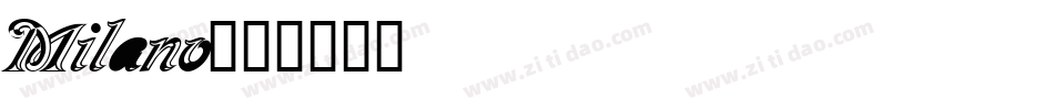 Milano字体转换