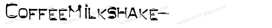 CoffeeMilkshake字体转换