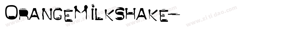 OrangeMilkshake字体转换