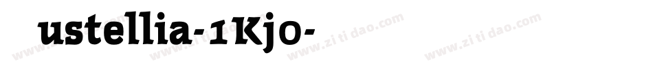 Austellia-1Kj0字体转换