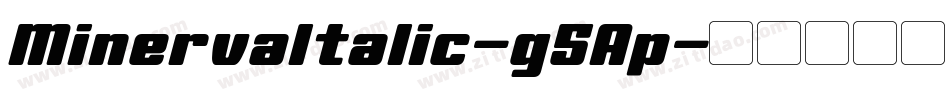 MinervaItalic-g5Ap字体转换