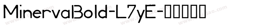 MinervaBold-L7yE字体转换