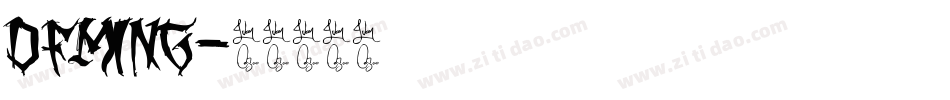 DFMing字体转换
