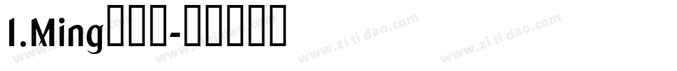 I.Ming手机版字体转换