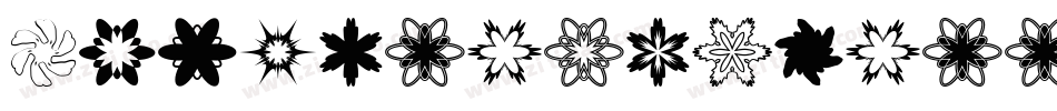 SnowflakesFalling字体转换