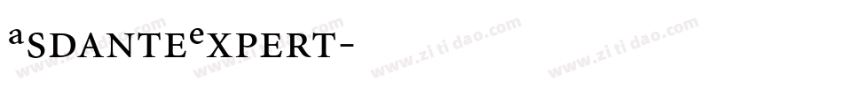 AsdanteExpert字体转换