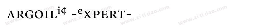 GargoilICG-Expert字体转换
