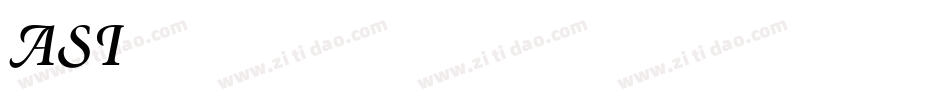 AgendatypeSwash-Italic字体转换