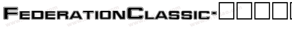 FederationClassic字体转换