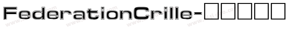 FederationCrille字体转换