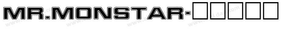 MR.MONSTAR字体转换