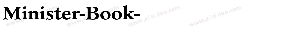 Minister-Book字体转换