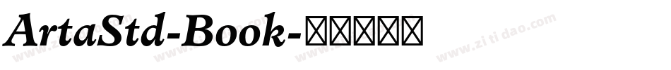 ArtaStd-Book字体转换
