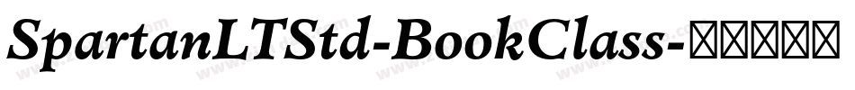 SpartanLTStd-BookClass字体转换