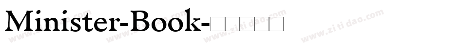 Minister-Book字体转换