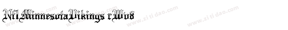 NflMinnesotaVikings-rWv8字体转换