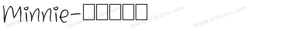 Minnie字体转换