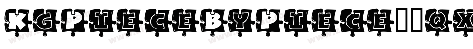 KgPieceByPiece-2qxW字体转换