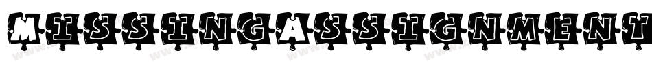 MissingAssignment-4La9字体转换