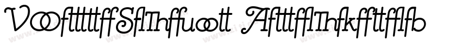 VolutaScript-Alternates字体转换