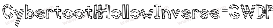 CybertoothHollowInverse-GWDP字体转换