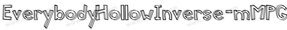 EverybodyHollowInverse-mMPG字体转换