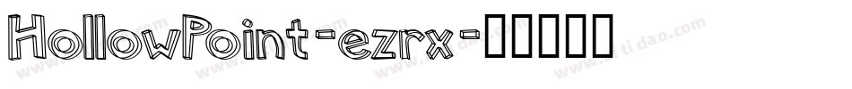 HollowPoint-ezrx字体转换