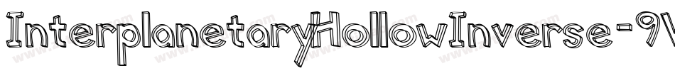 InterplanetaryHollowInverse-9VJK字体转换 InterplanetaryHollowInverse-9VJK字体转换