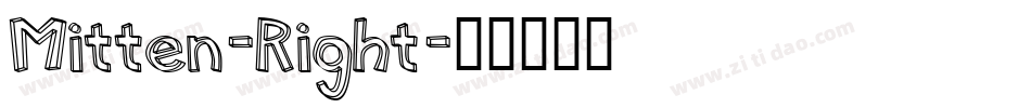 Mitten-Right字体转换
