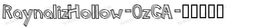 RaynalizHollow-OzGA字体转换