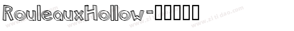 RouleauxHollow字体转换