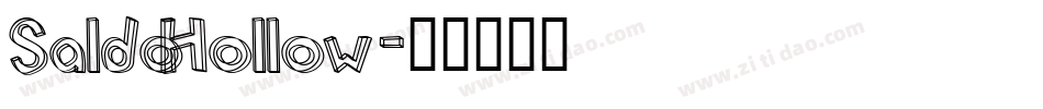 SaldoHollow字体转换
