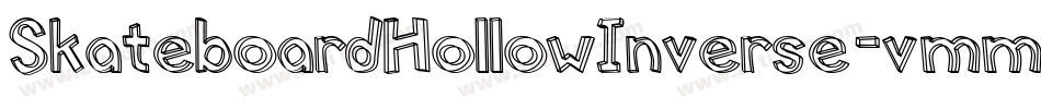 SkateboardHollowInverse-vmmrD字体转换